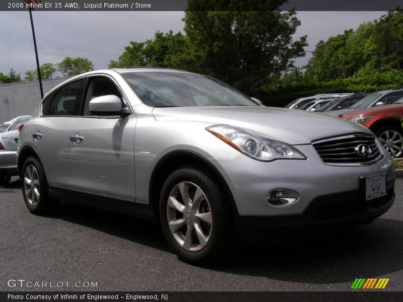 Liquid Platinum / Stone 2008 Infiniti EX 35 AWD