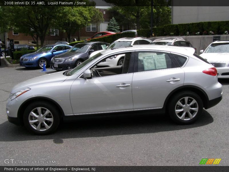 Liquid Platinum / Stone 2008 Infiniti EX 35 AWD