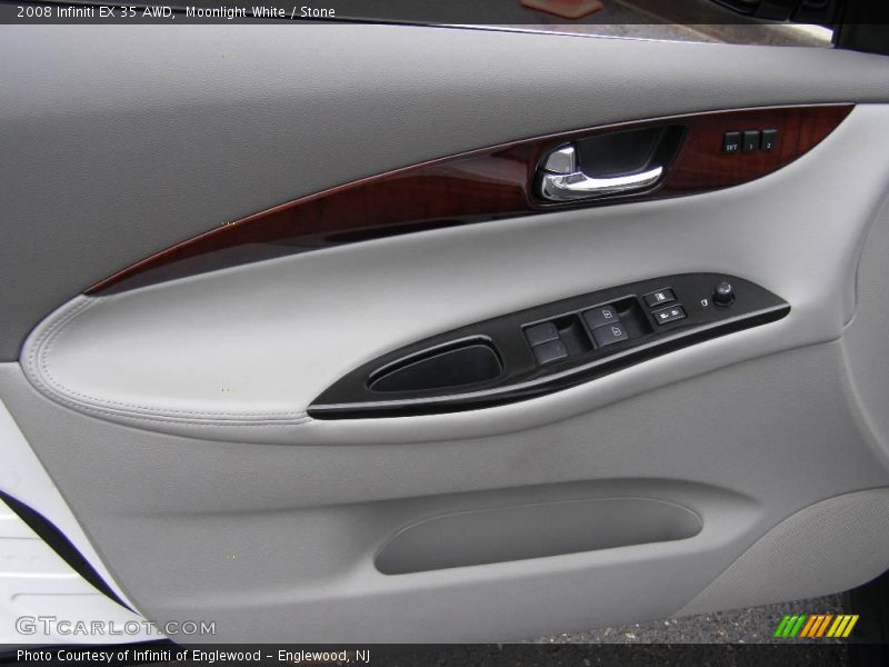 Moonlight White / Stone 2008 Infiniti EX 35 AWD