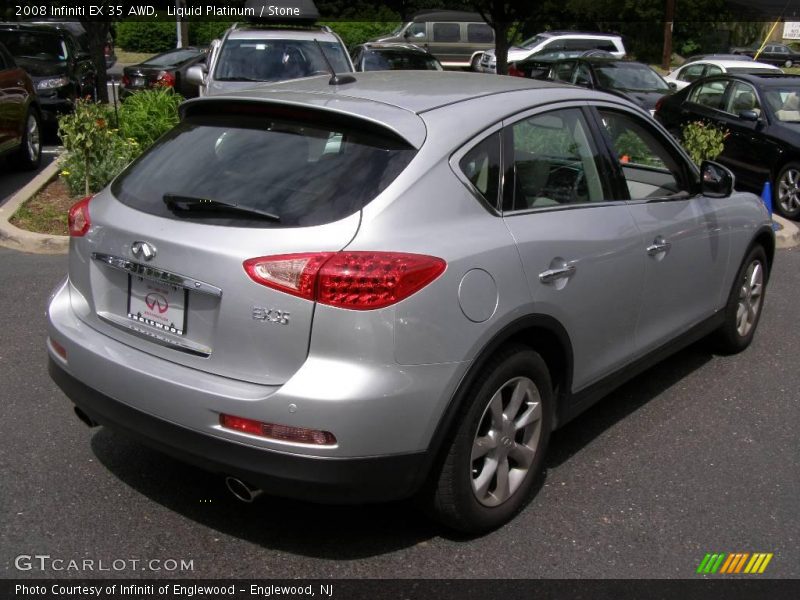 Liquid Platinum / Stone 2008 Infiniti EX 35 AWD
