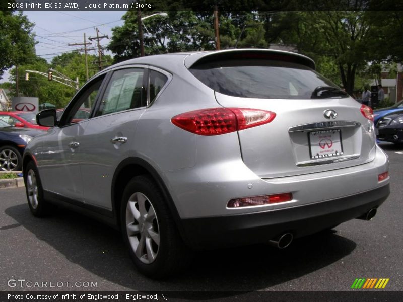 Liquid Platinum / Stone 2008 Infiniti EX 35 AWD