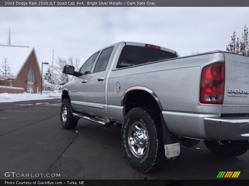 Bright Silver Metallic / Dark Slate Gray 2003 Dodge Ram 2500 SLT Quad Cab 4x4