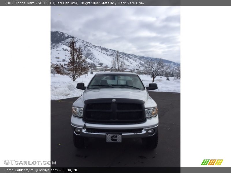 Bright Silver Metallic / Dark Slate Gray 2003 Dodge Ram 2500 SLT Quad Cab 4x4