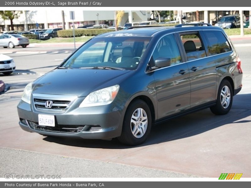 Sage Brush Pearl / Gray 2006 Honda Odyssey EX-L