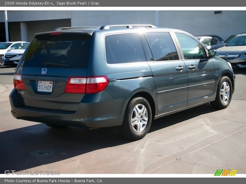 Sage Brush Pearl / Gray 2006 Honda Odyssey EX-L