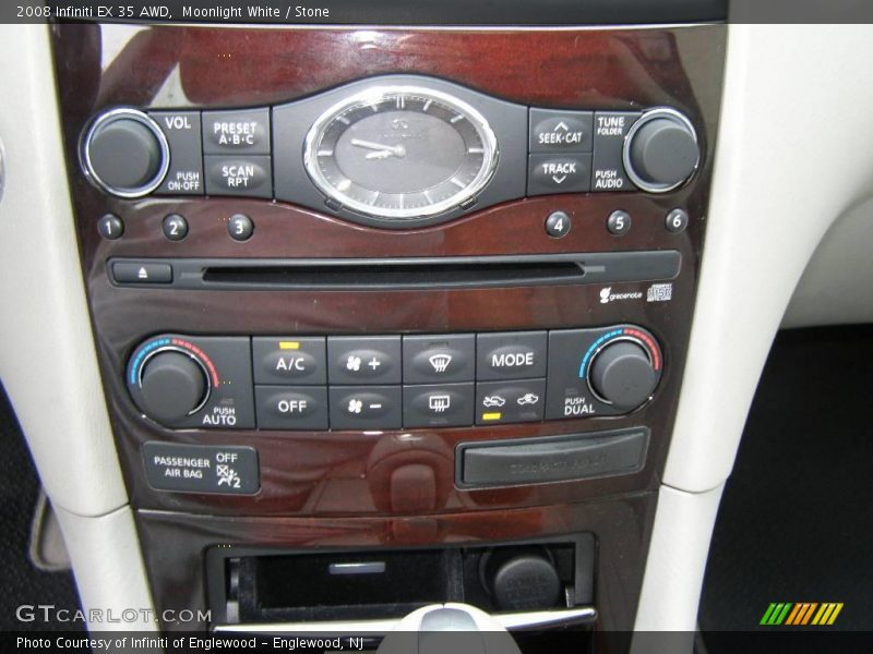 Moonlight White / Stone 2008 Infiniti EX 35 AWD