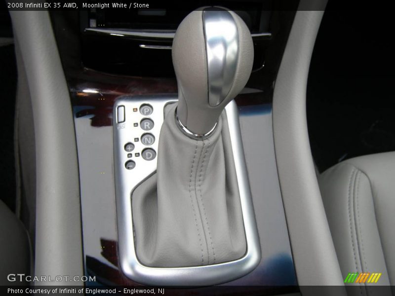 Moonlight White / Stone 2008 Infiniti EX 35 AWD
