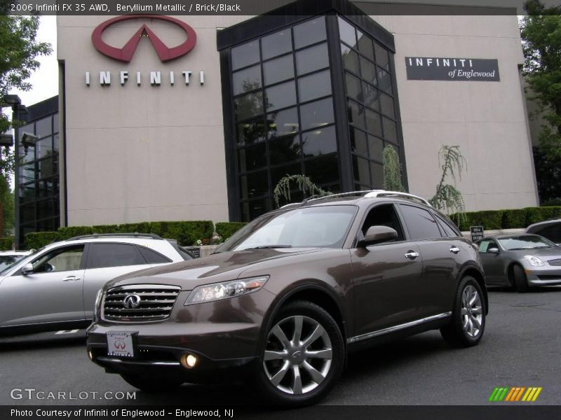 Beryllium Metallic / Brick/Black 2006 Infiniti FX 35 AWD
