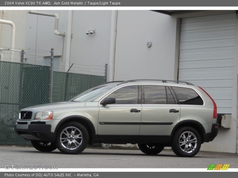 Ash Gold Metallic / Taupe/Light Taupe 2004 Volvo XC90 T6 AWD