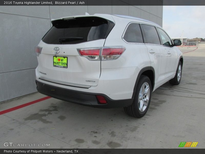 Blizzard Pearl / Ash 2016 Toyota Highlander Limited