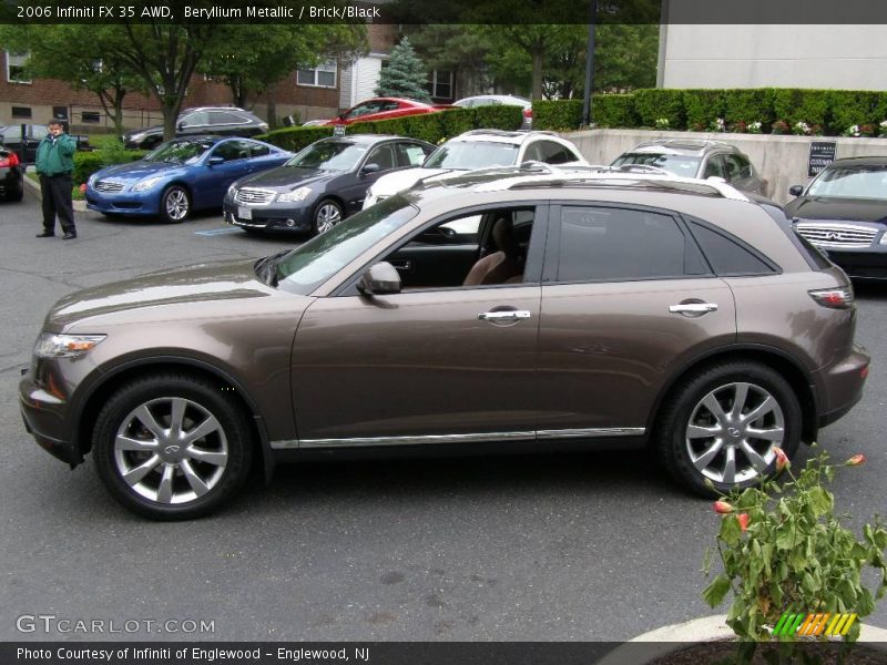 Beryllium Metallic / Brick/Black 2006 Infiniti FX 35 AWD