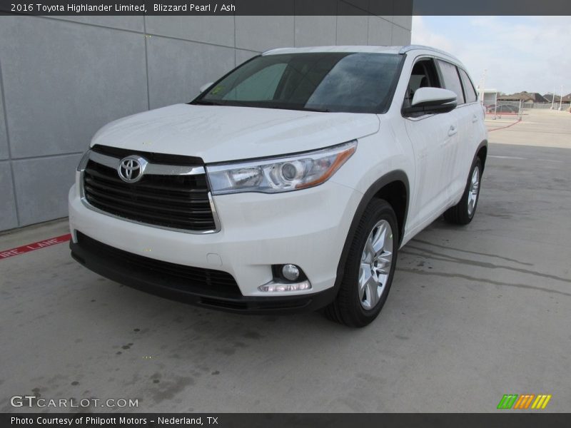 Blizzard Pearl / Ash 2016 Toyota Highlander Limited