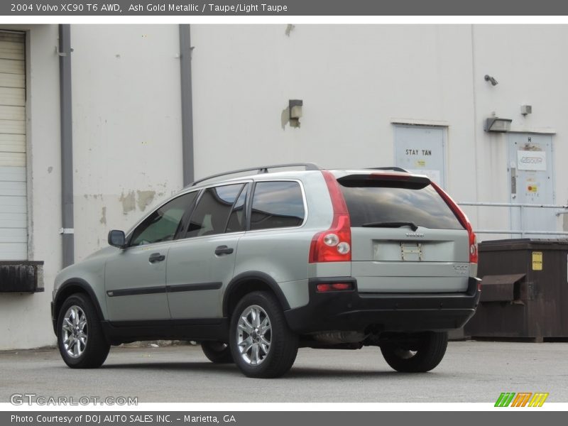 Ash Gold Metallic / Taupe/Light Taupe 2004 Volvo XC90 T6 AWD