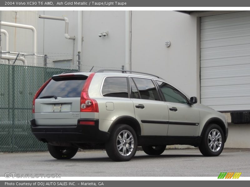 Ash Gold Metallic / Taupe/Light Taupe 2004 Volvo XC90 T6 AWD