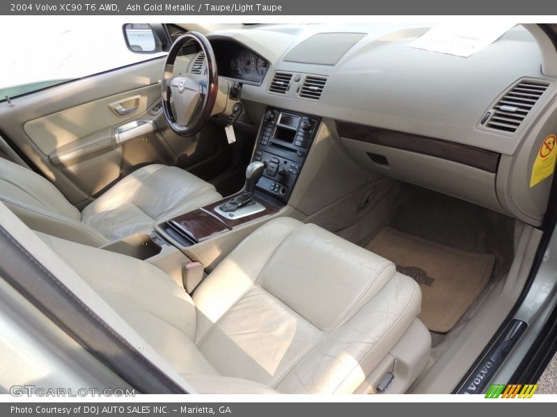 Ash Gold Metallic / Taupe/Light Taupe 2004 Volvo XC90 T6 AWD