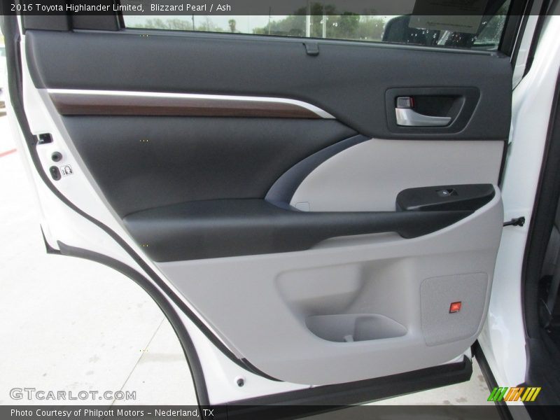 Blizzard Pearl / Ash 2016 Toyota Highlander Limited