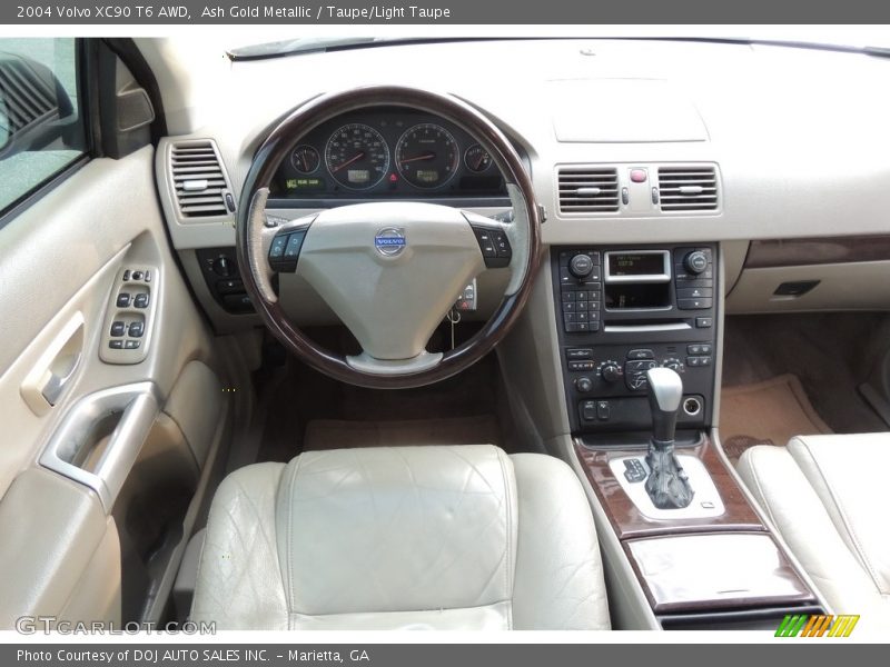 Ash Gold Metallic / Taupe/Light Taupe 2004 Volvo XC90 T6 AWD