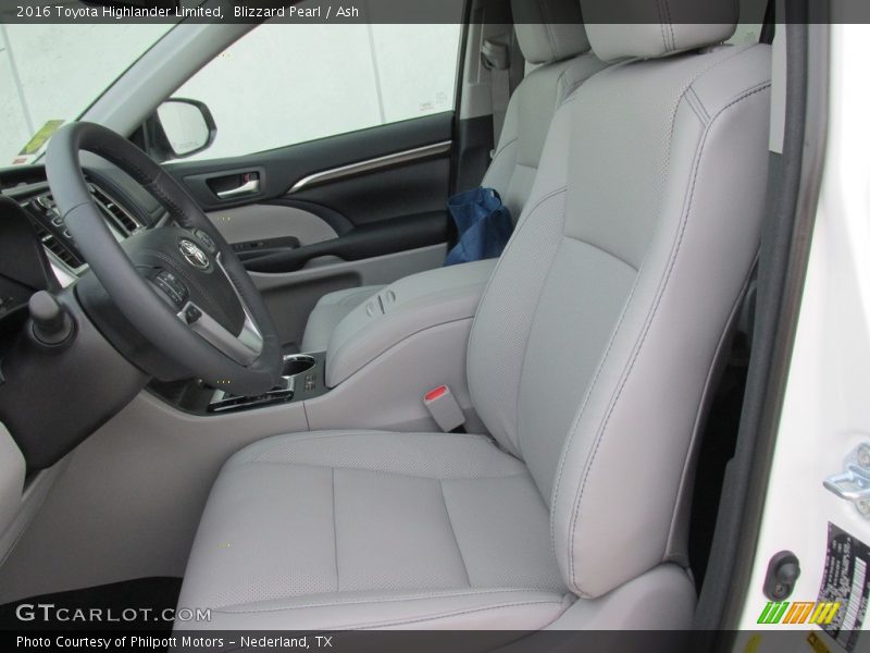 Blizzard Pearl / Ash 2016 Toyota Highlander Limited
