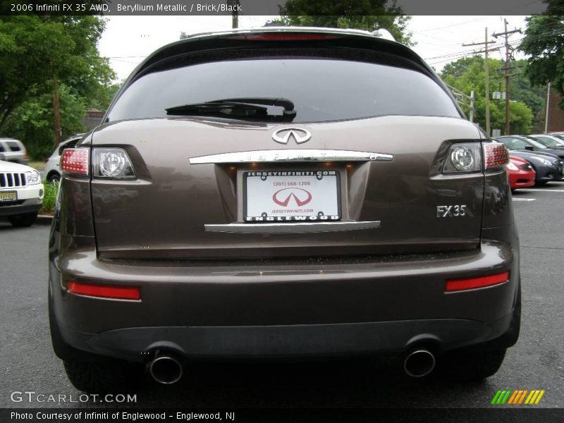 Beryllium Metallic / Brick/Black 2006 Infiniti FX 35 AWD