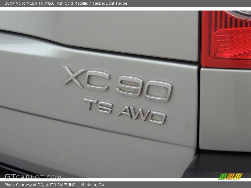 Ash Gold Metallic / Taupe/Light Taupe 2004 Volvo XC90 T6 AWD