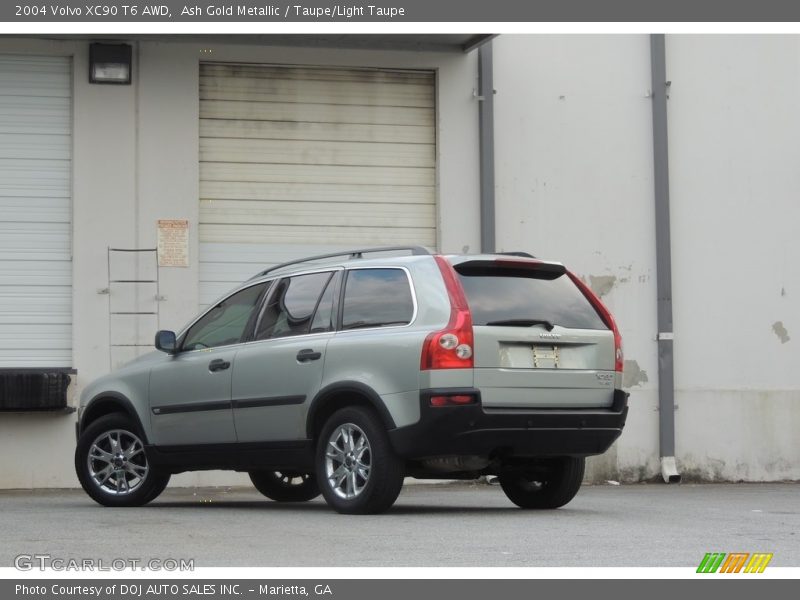 Ash Gold Metallic / Taupe/Light Taupe 2004 Volvo XC90 T6 AWD