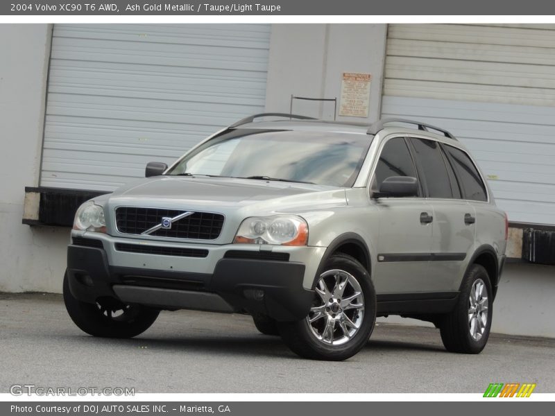Ash Gold Metallic / Taupe/Light Taupe 2004 Volvo XC90 T6 AWD