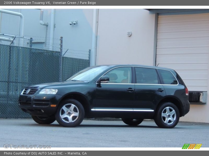 Venetian Green / Pure Beige 2006 Volkswagen Touareg V6