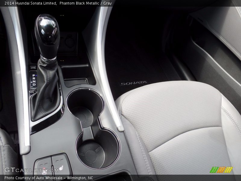 Phantom Black Metallic / Gray 2014 Hyundai Sonata Limited