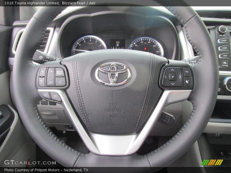 Blizzard Pearl / Ash 2016 Toyota Highlander Limited