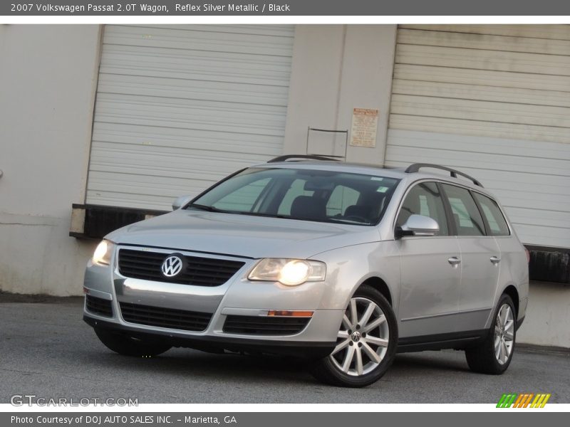 Reflex Silver Metallic / Black 2007 Volkswagen Passat 2.0T Wagon