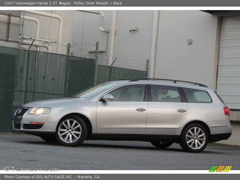 Reflex Silver Metallic / Black 2007 Volkswagen Passat 2.0T Wagon