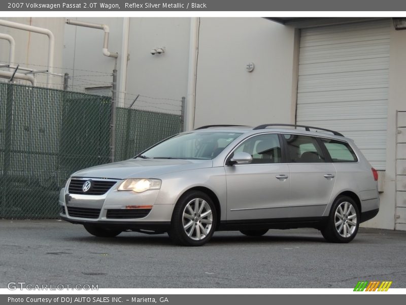 Reflex Silver Metallic / Black 2007 Volkswagen Passat 2.0T Wagon