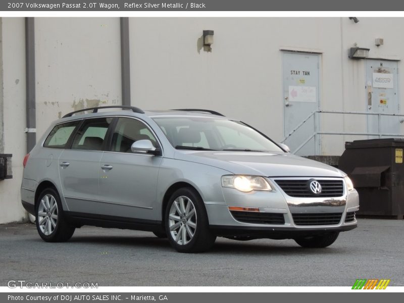 Reflex Silver Metallic / Black 2007 Volkswagen Passat 2.0T Wagon