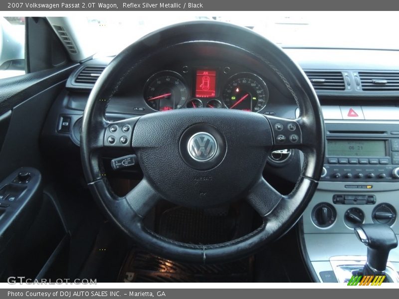 Reflex Silver Metallic / Black 2007 Volkswagen Passat 2.0T Wagon