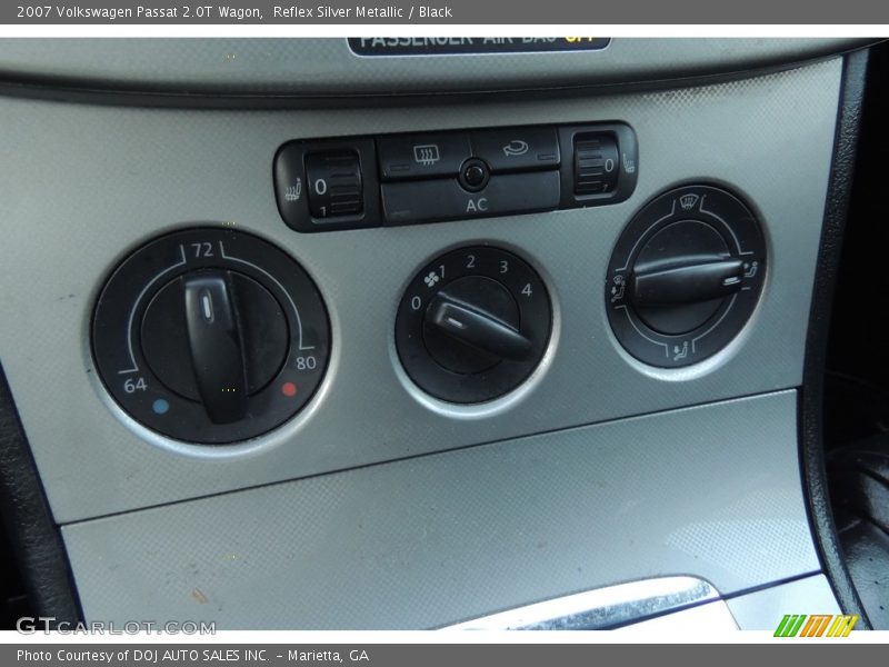 Reflex Silver Metallic / Black 2007 Volkswagen Passat 2.0T Wagon