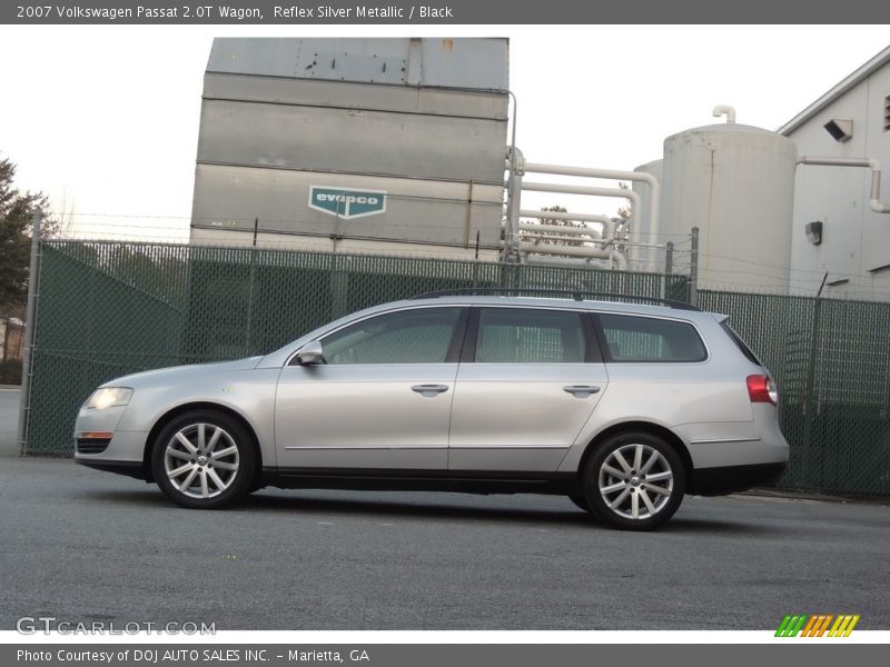 Reflex Silver Metallic / Black 2007 Volkswagen Passat 2.0T Wagon