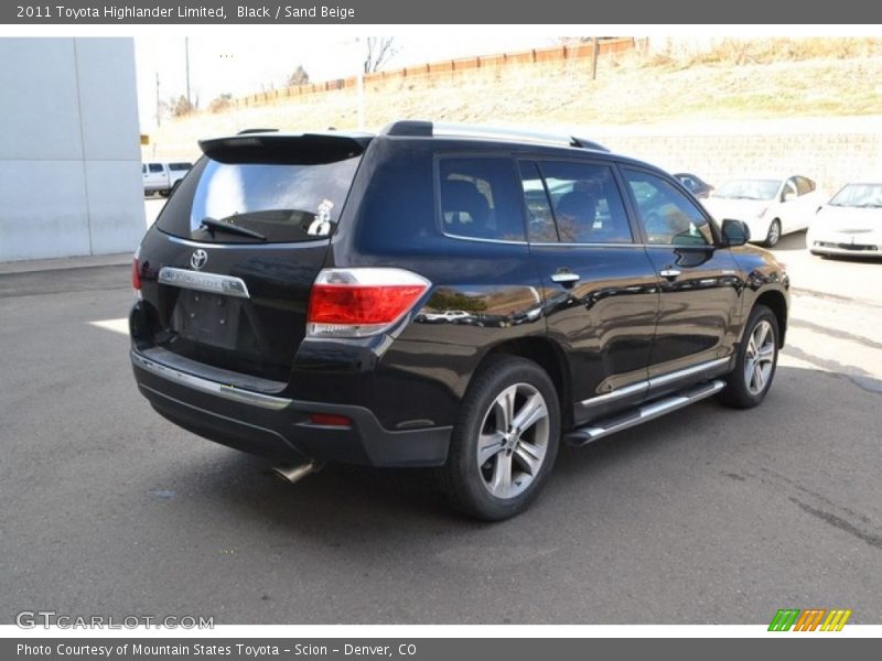 Black / Sand Beige 2011 Toyota Highlander Limited