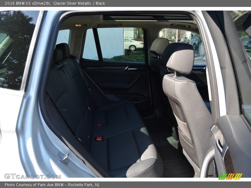 Glacier Silver Metallic / Black 2016 BMW X3 xDrive28i