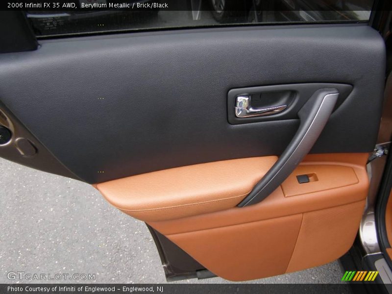 Beryllium Metallic / Brick/Black 2006 Infiniti FX 35 AWD