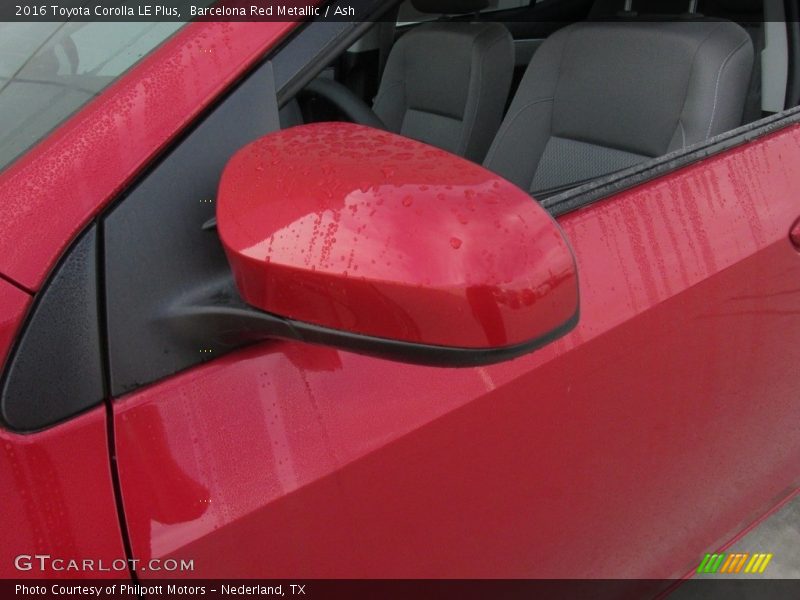 Barcelona Red Metallic / Ash 2016 Toyota Corolla LE Plus