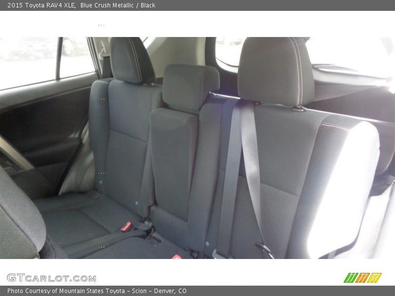 Blue Crush Metallic / Black 2015 Toyota RAV4 XLE