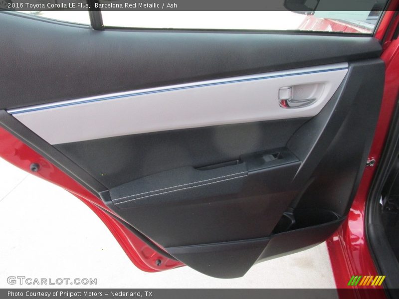 Barcelona Red Metallic / Ash 2016 Toyota Corolla LE Plus