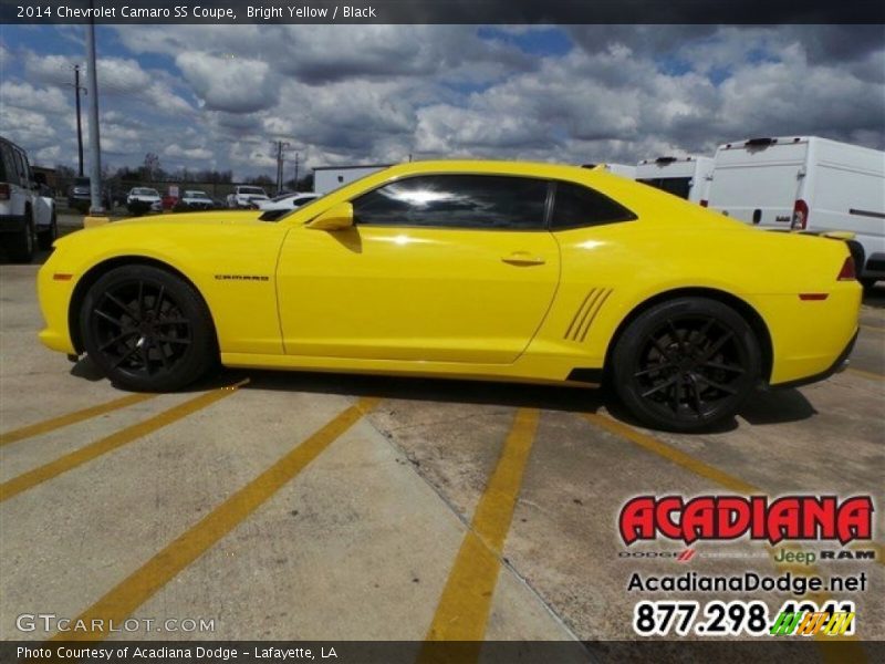 Bright Yellow / Black 2014 Chevrolet Camaro SS Coupe