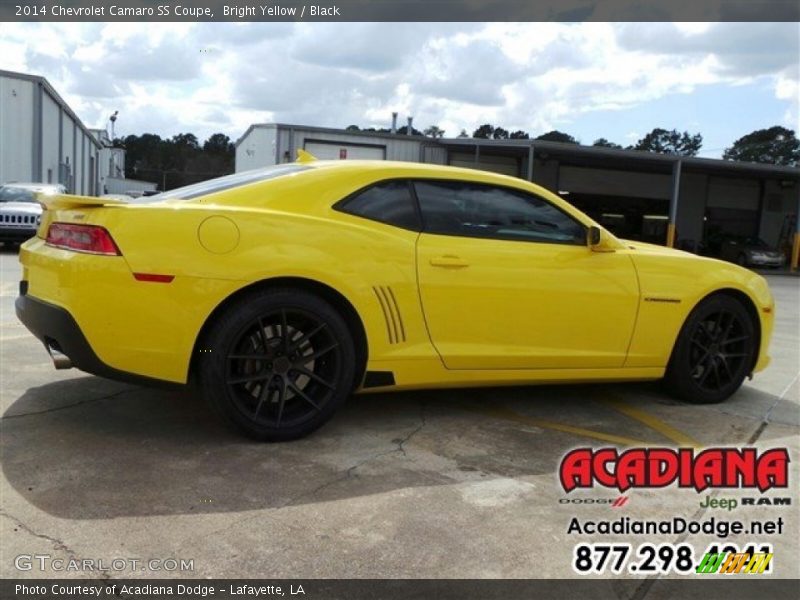 Bright Yellow / Black 2014 Chevrolet Camaro SS Coupe