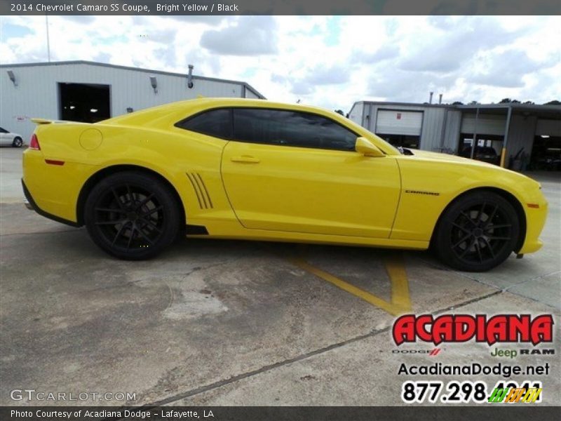 Bright Yellow / Black 2014 Chevrolet Camaro SS Coupe
