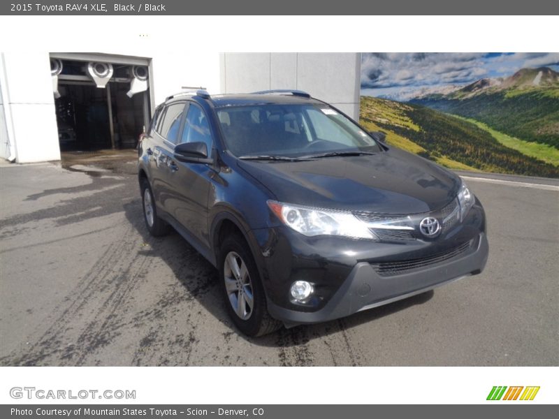 Black / Black 2015 Toyota RAV4 XLE