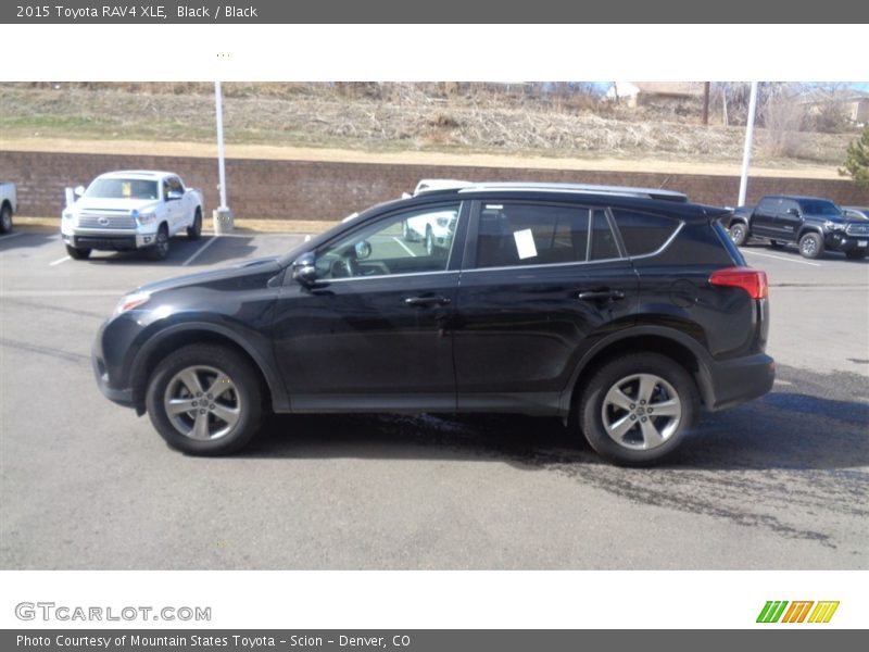 Black / Black 2015 Toyota RAV4 XLE