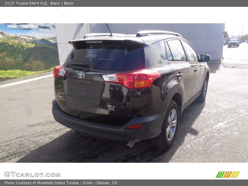 Black / Black 2015 Toyota RAV4 XLE