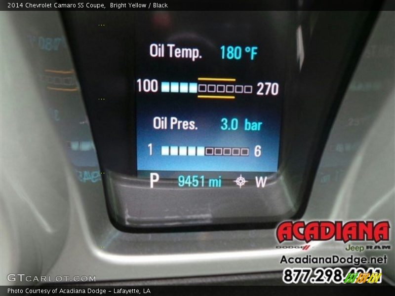 Bright Yellow / Black 2014 Chevrolet Camaro SS Coupe