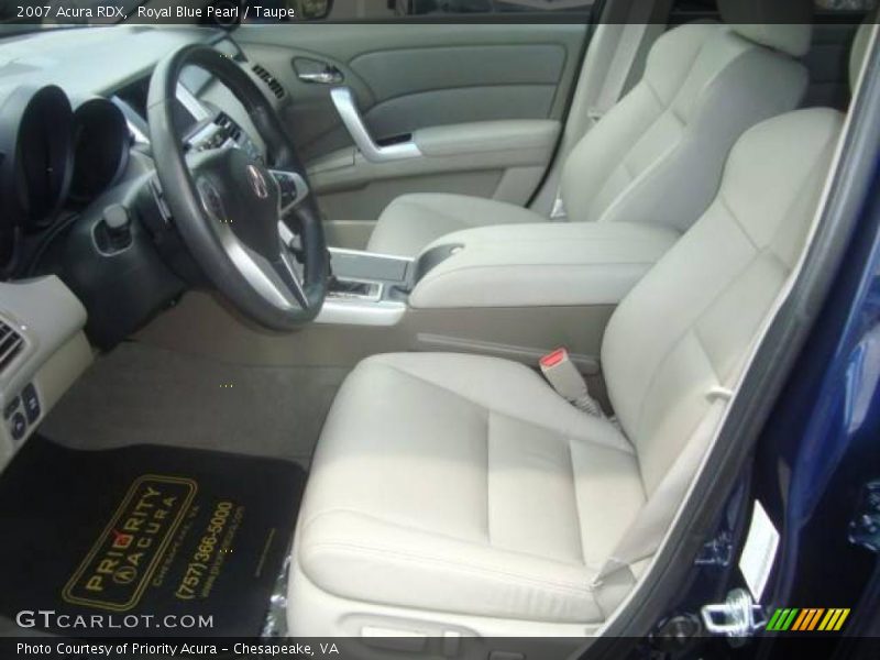 Royal Blue Pearl / Taupe 2007 Acura RDX
